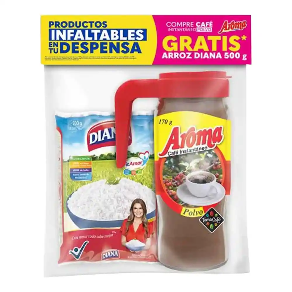 Café Aroma Soluble Gratis Arroz