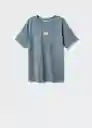 Camiseta Tokio Azul Talla 20 Mango Teen Boy Mango