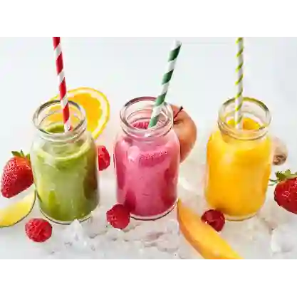 Batido de frutas en leche