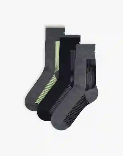 Medias Deportivas Largo Medio Masculino Mekik X3 Gef