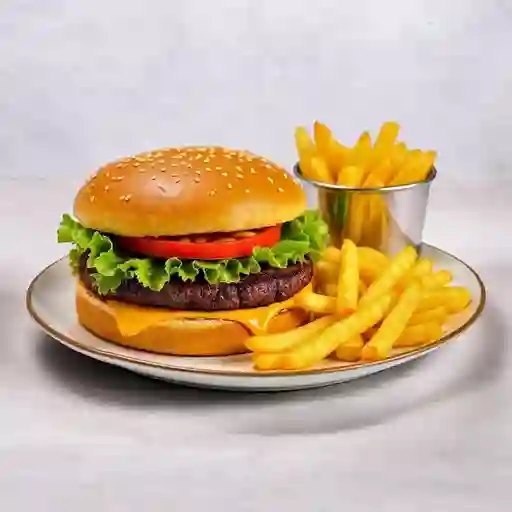 Hamburguesa sencilla