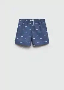 Short Bañador Shoes Navy Talla 07 Niños Mango