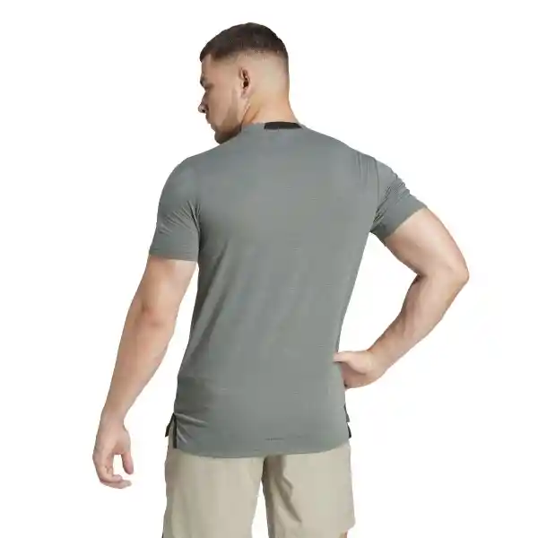 Adidas Camiseta D4t Tee Hombre Verde S IS3814
