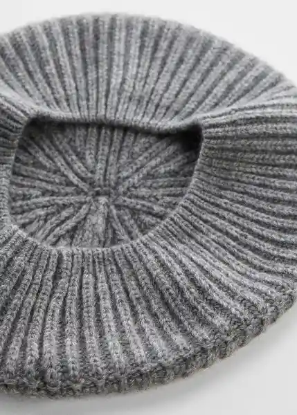 Gorro Bonnet Gris Oscuro Vigoré Talla 99 Mujer Mango