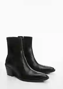 Botines Coa Negro Talla 37 Mujer Mango