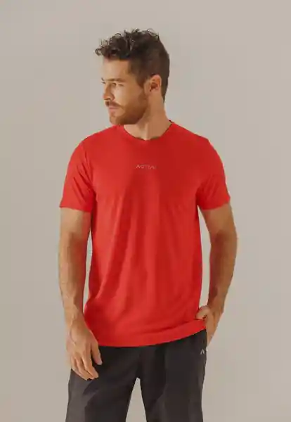 Camiseta Manga Corta Rojo Talla L