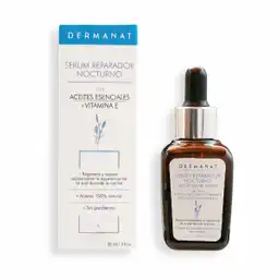 Dermanat Serum Reparador Nocturno con Aceites Esenciales y Vitamina E