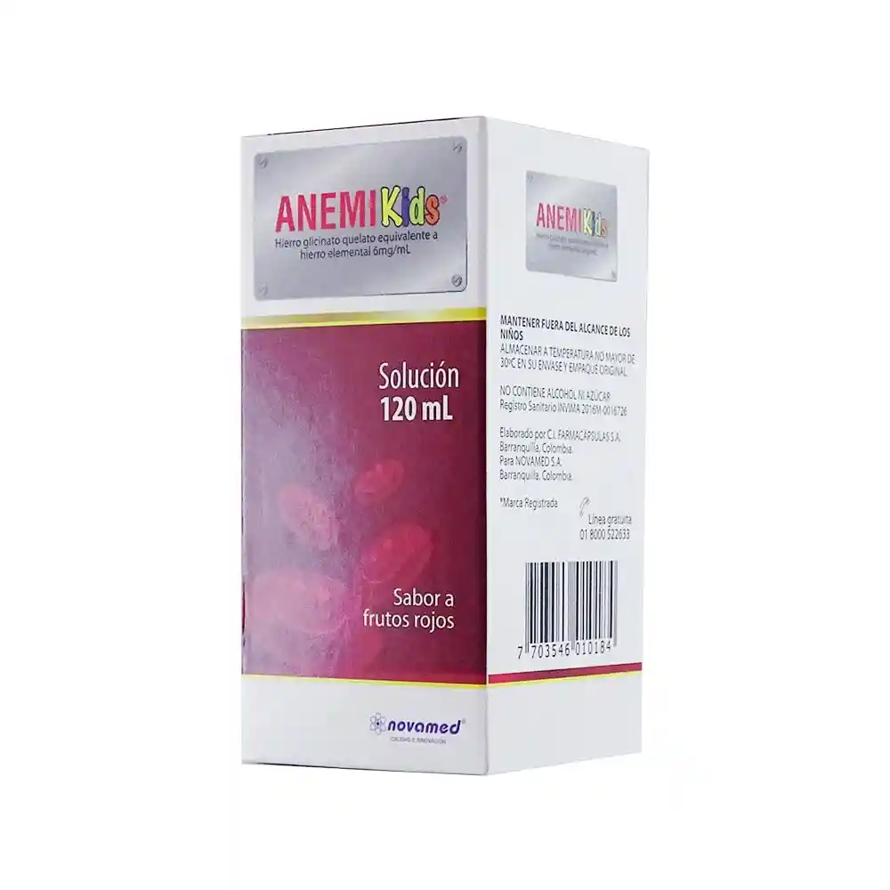 Anemikids Hierro Glicinato Quelato (600 mg)