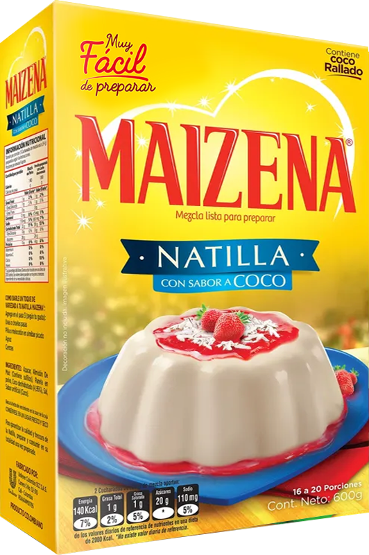 Maizena Mezcla para Natilla Sabor Coco 600 g