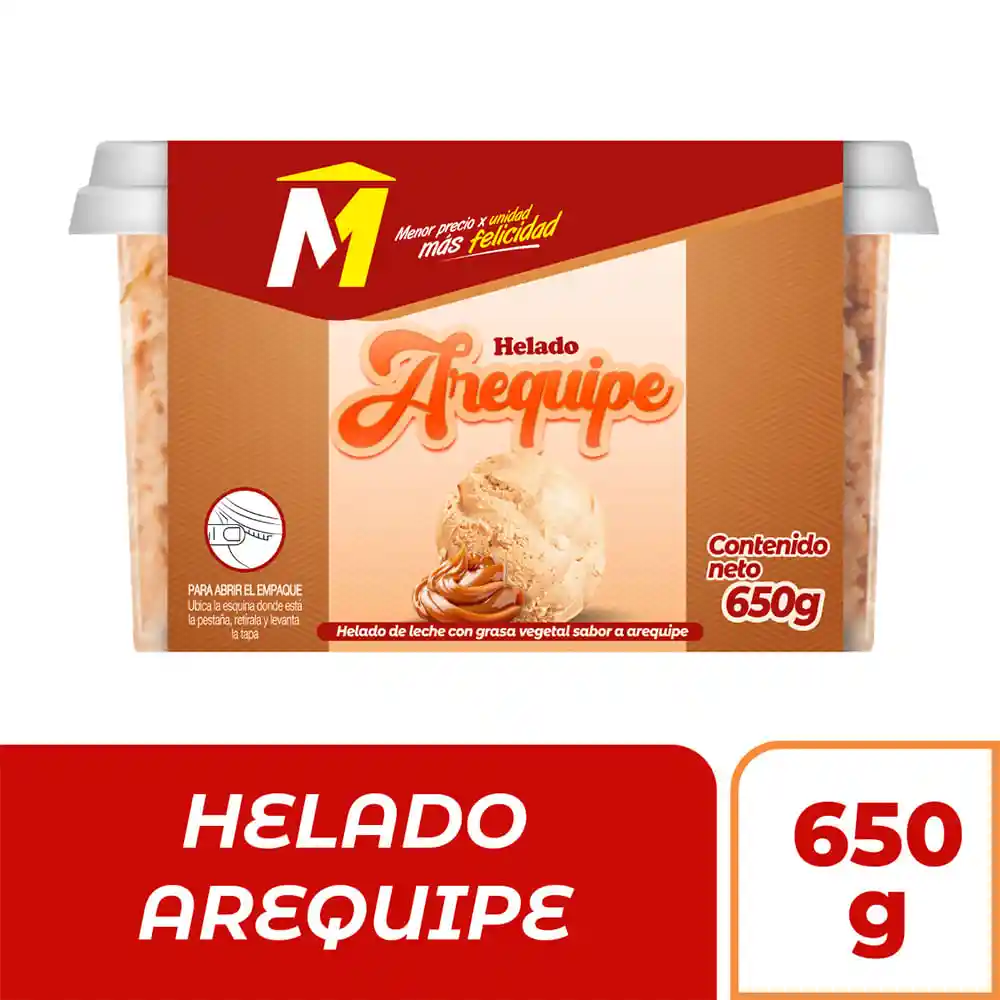 Helado M Arequipe X650 G