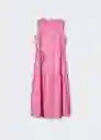 Vestido Tutti-H Rosa Talla S Mujer Mango