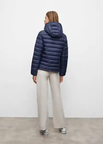 Abrigo Anorak Alter Navy Talla 19 Teen Niñas Mango