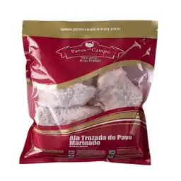 Pavos Del Campo Ala Trozada Marinada Congelada