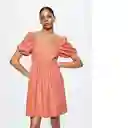 Vestido Miri-H Rosa Talla M Mujer Mango