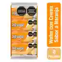 Bridge Galletas Wafer Sabor a Naranja
