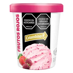 Colombina Helado Sabor a Frutos Rojos con Salsa de Frutos Rojos