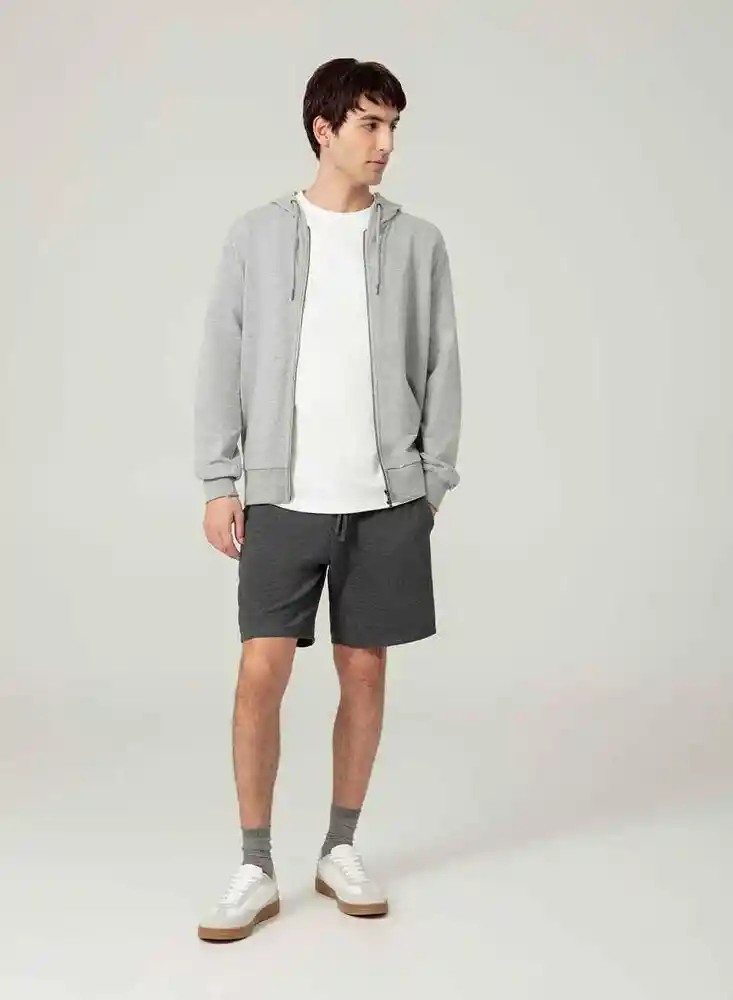 Pantalon Corto L-grisjaspe