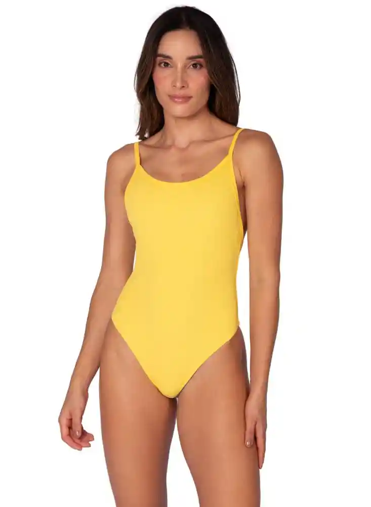 Vestido de Baño Entero S-amarillo