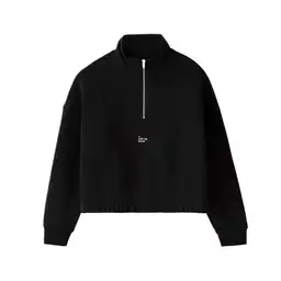 Buzo Cuello Alto Hombro Rodado Tejido Fleece Femenino Ligev Gef