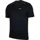 M Nk Df Rise 365 Ss Talla M Camisetas Negro Para Hombre Marca Nike Ref: Cz9184-013
