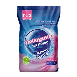 TLD Detergente en Polvo con Oxigeno Activo con Aroma Floral 