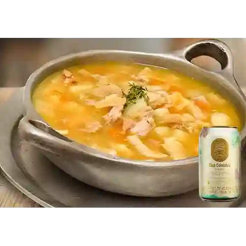 Combo Mondongo Antioqueño +Club col. Dorada 330 ml