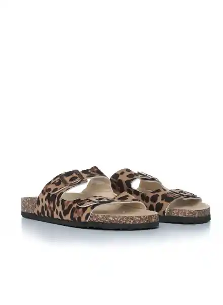 People Sandalias Para Mujer Color Animal Print Talla 40