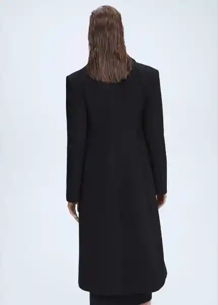 Abrigo Malecon Negro Talla S Mujer Mango