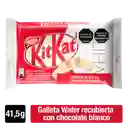 Galleta Wafer KITKAT White recubierta con chocolate blanco x 41,5g