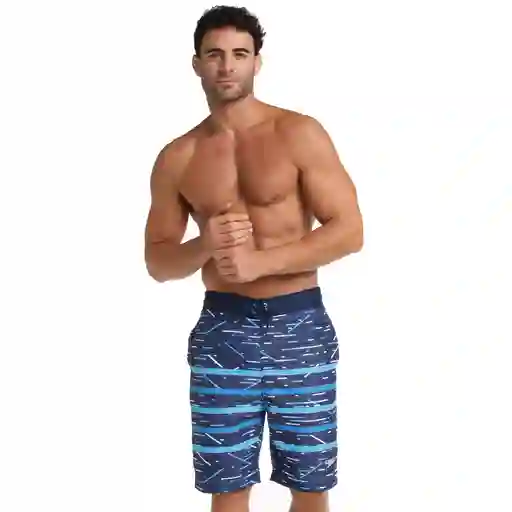 Pantaloneta French Blue Beach 22 Pulgadas Hombre Azul-xl