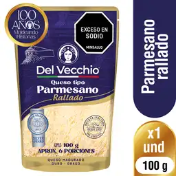 Del Vecchio Queso Tipo Parmesano Rallado