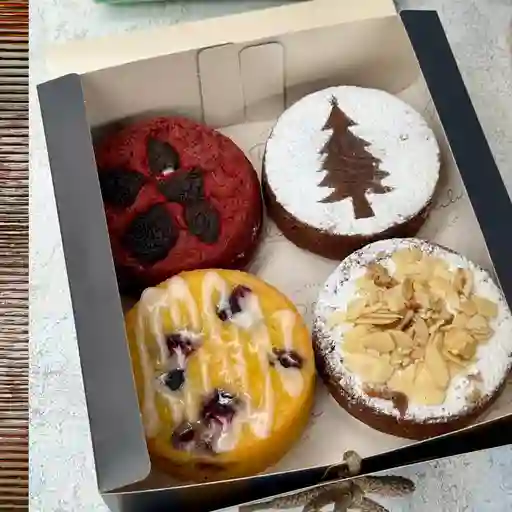 Caja x 4 tortas mini surtidas