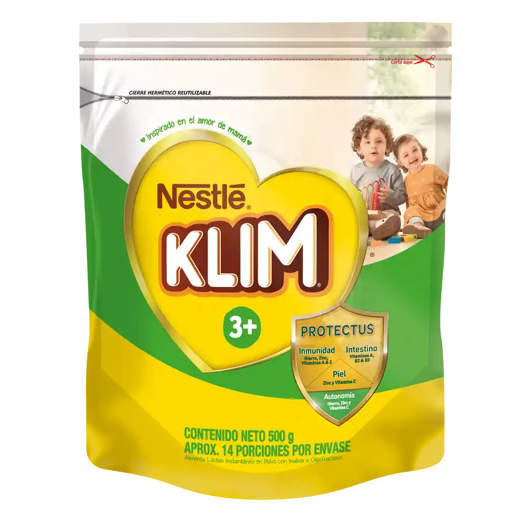 Alimento lácteo KLIM 3+ x 500g