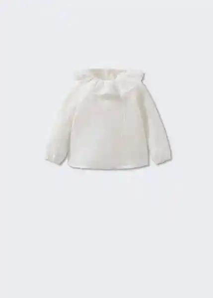 Blusa Obi Offwhite Talla 63 Niños Mango