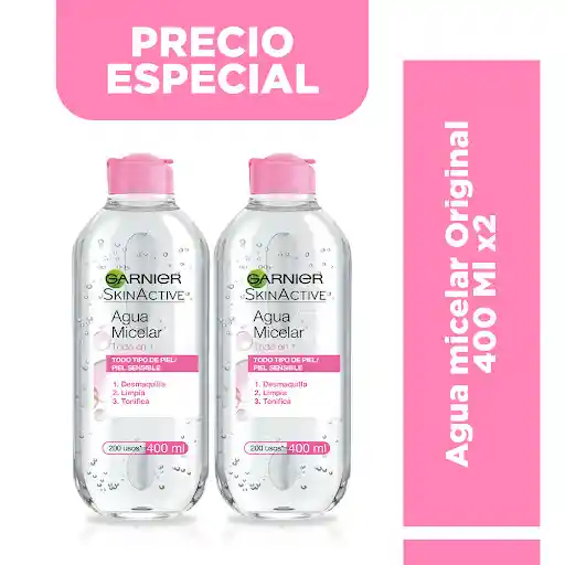 Garnier Skin Active Agua Micelar Desmaquillante