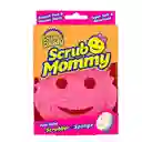 Scrub Mommy Fibra Esponja Doble Cara Rosa