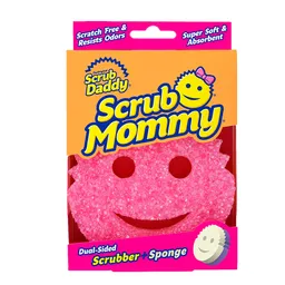 Scrub Mommy Fibra Esponja Doble Cara Rosa
