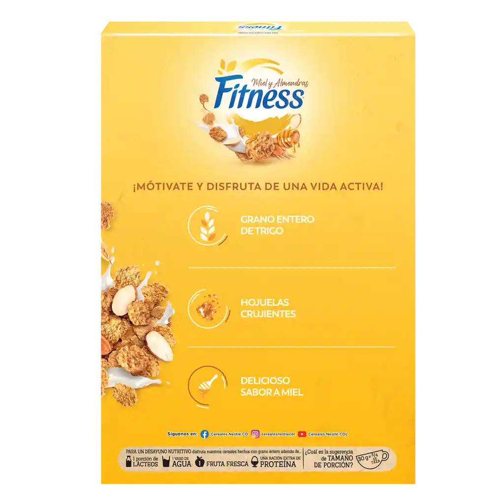 Cereal FITNESS Miel y Almendras x 390g