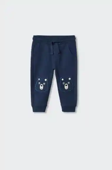 Pantalón Nature Marino Talla 66 Niños Mango