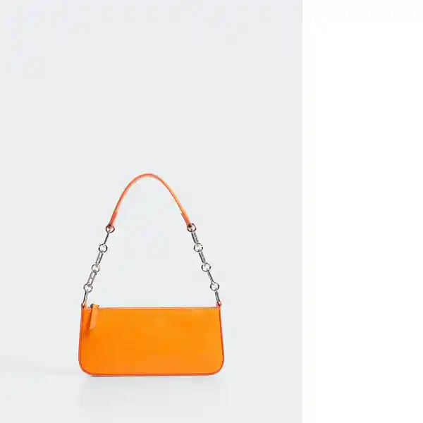 Bolso P Mandy Naranja Talla 99 Mujer Mango