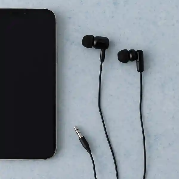 Audífonos 3 Life is For Fun Serie Negro 5 mm Miniso