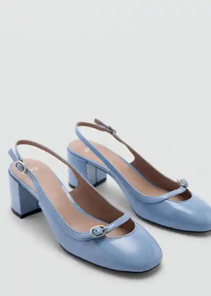 Zapatos Lole1 Azul Talla 37 Mujer Mango