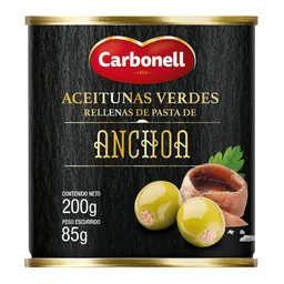 Carbonell Aceitunas Verdes Rellenas de Pasta de Anchoa