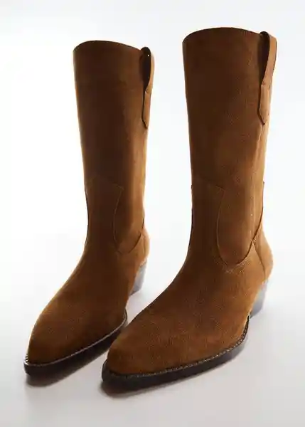 Botas Bom Camel Talla 36 Mujer Mango