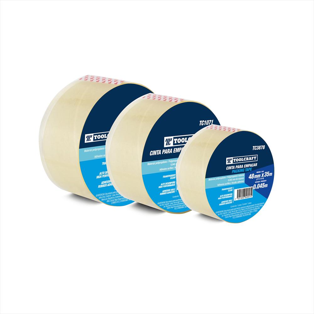 Cinta de Empaque Transparente 48 Mm X 50 M Toolcraft - Rappi
