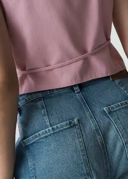 Camisa Love Mujer Rosa Bonbon Claro T M 412G343 Naf Naf