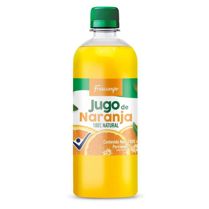Frescampo Jugo de Naranja 100 % Natural 1000 ml
