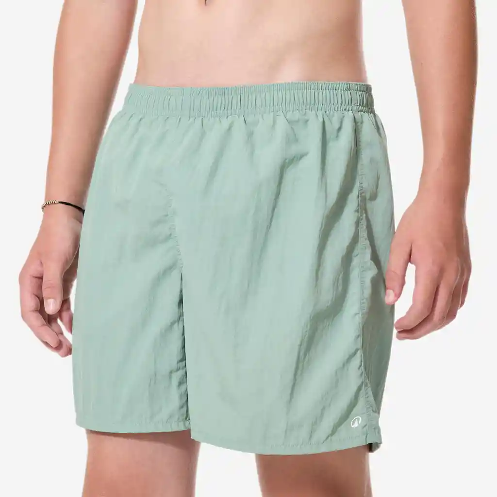 Pantaloneta de Baño Para Piscina Para Niños - Verde Grisáceo