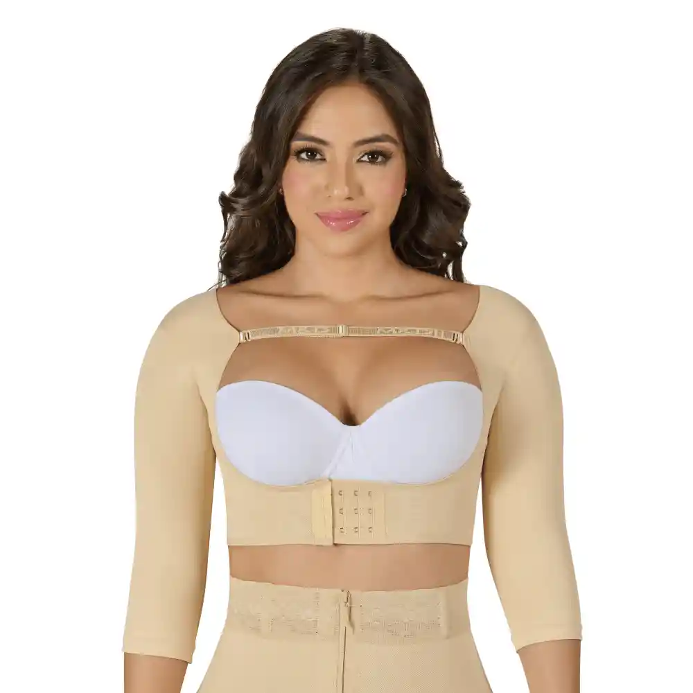Chaleco Myd Mangas Beige Xs Ch004