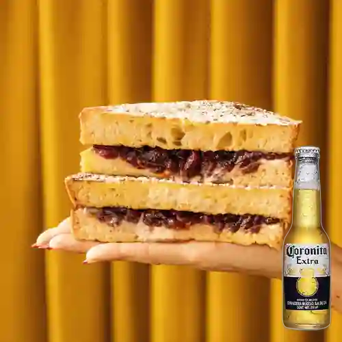 Combo Tostada Francesa + Cerveza Coronita Bot. 210ml